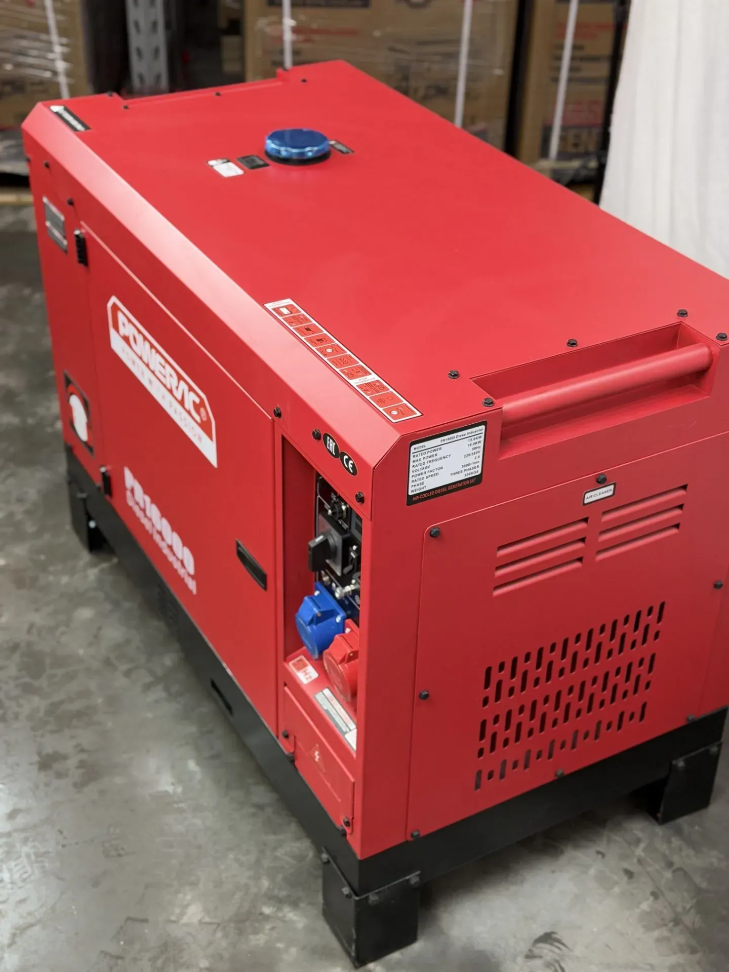 Дизельный генератор Powerac PR13000 Diesel Industrial фото#8