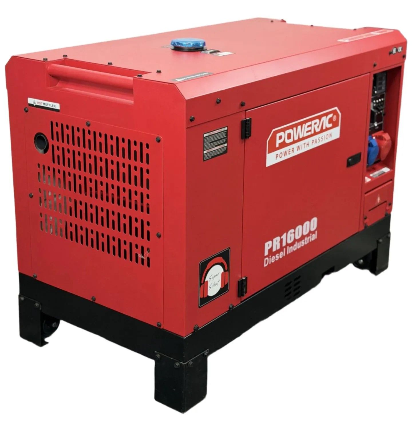 Дизельный генератор Powerac PR16000 Diesel Industrial фото#3