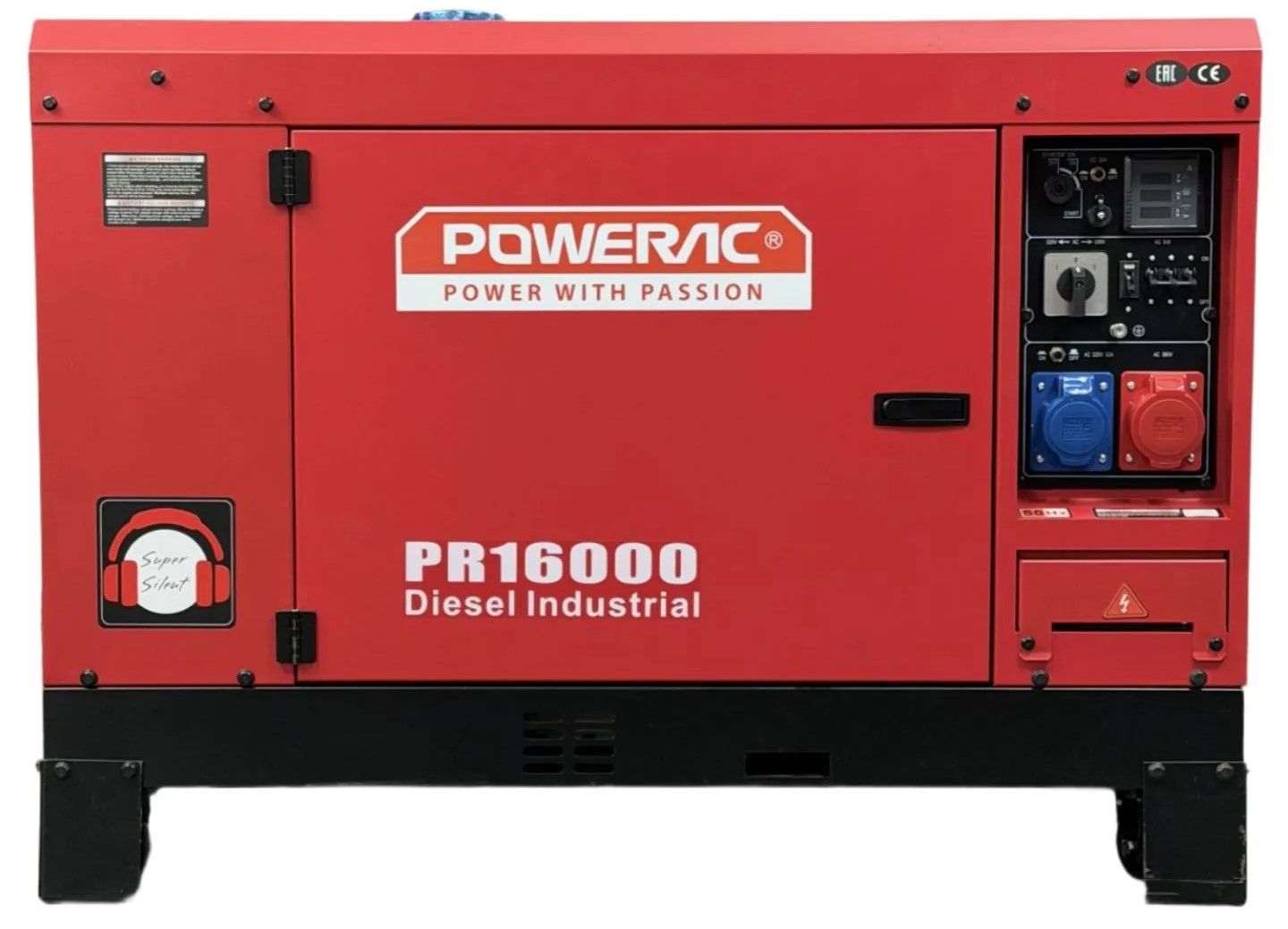 Дизельный генератор Powerac PR16000 Diesel Industrial фото#10