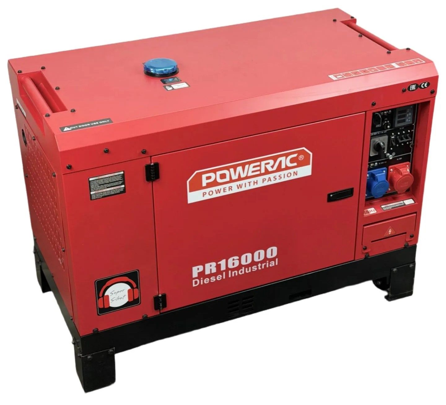 Дизельный генератор Powerac PR16000 Diesel Industrial фото#11