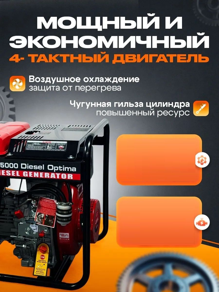 Дизельный генератор Powerac PR7500 Diesel Optima фото#15
