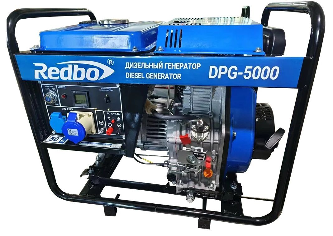 Дизельный генератор Redbo DPG-5000 фото#2