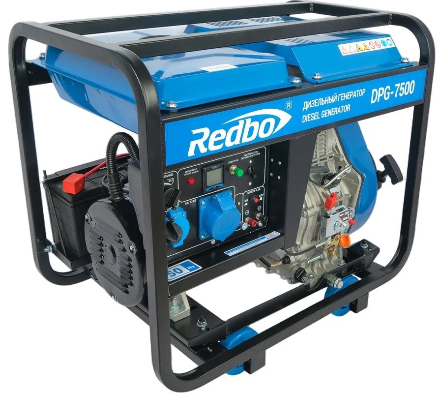 Дизельный генератор Redbo DPG-7500 фото#3