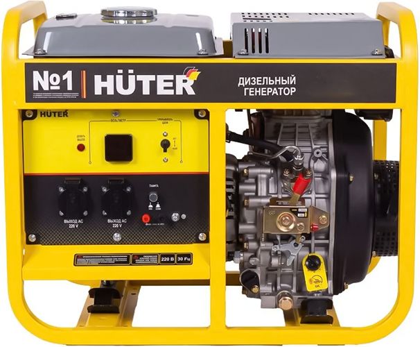Дизельный генератор Huter LDG 7.0L GR