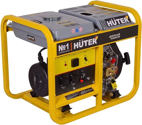 Дизельный генератор Huter LDG 7.0L GR фото#2