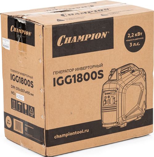 Бензиновый генератор CHAMPION IGG1800S фото#6