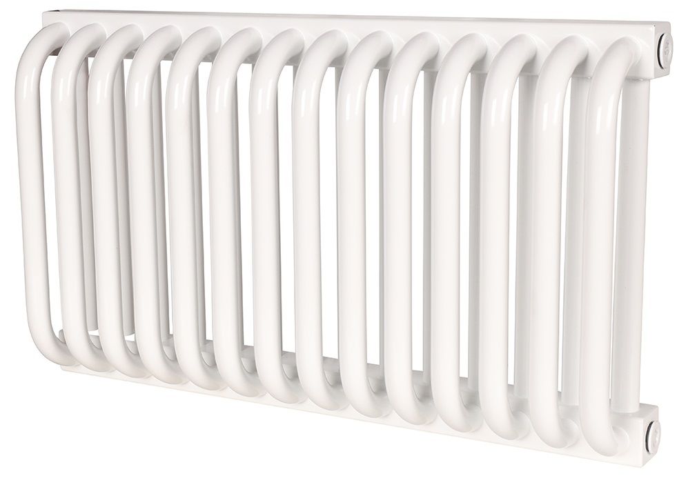 Стальной трубчатый радиатор Rommer RST 2030/14 боковое подключение RAL9016 фото#2