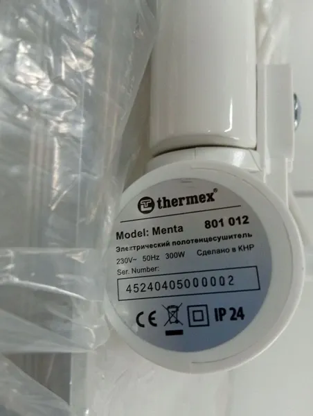 Электрический полотенцесушитель лесенка Thermex Menta уценённая фото#5