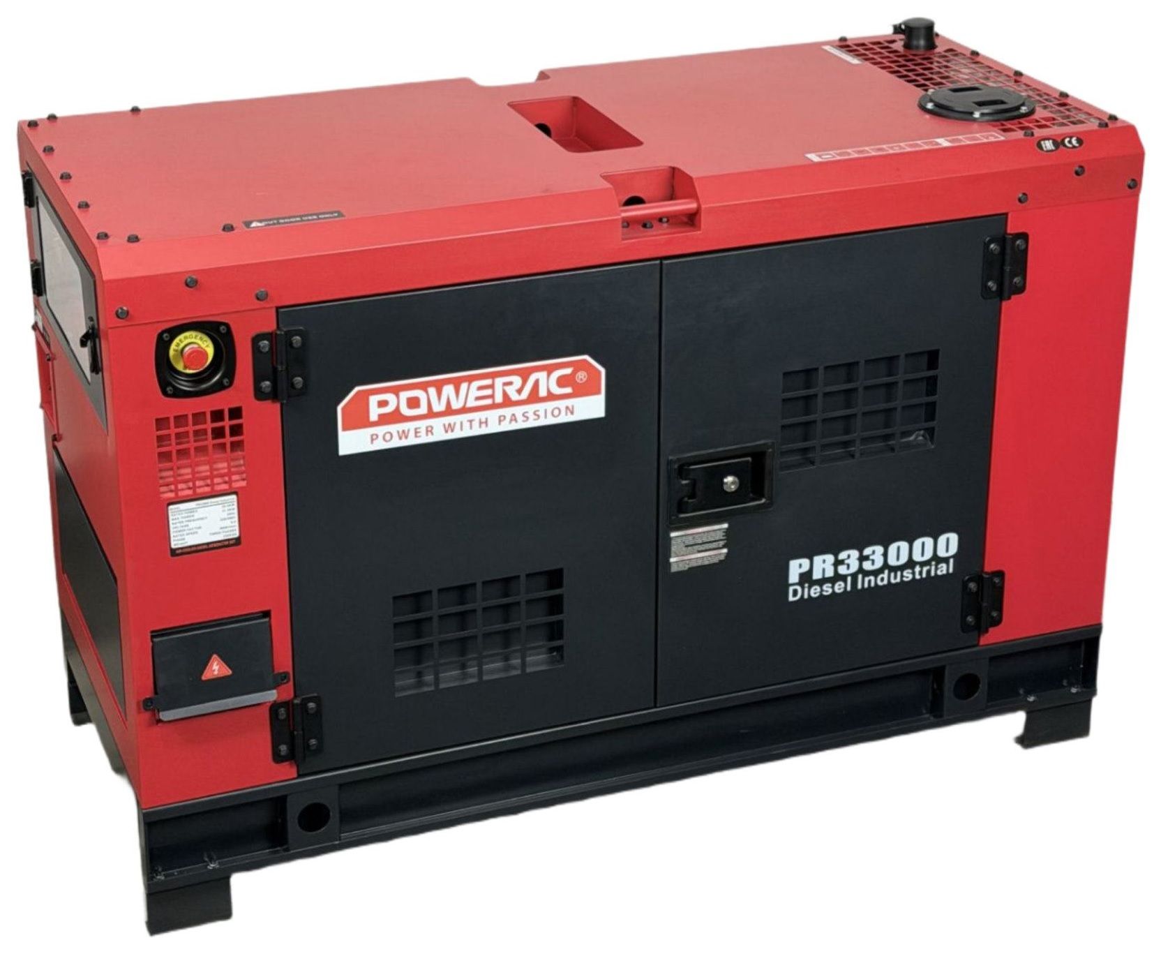 Дизельный генератор Powerac PR33000 Diesel Industrial