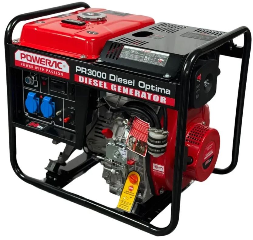 Дизельный генератор Powerac PR3000 Diesel Optima
