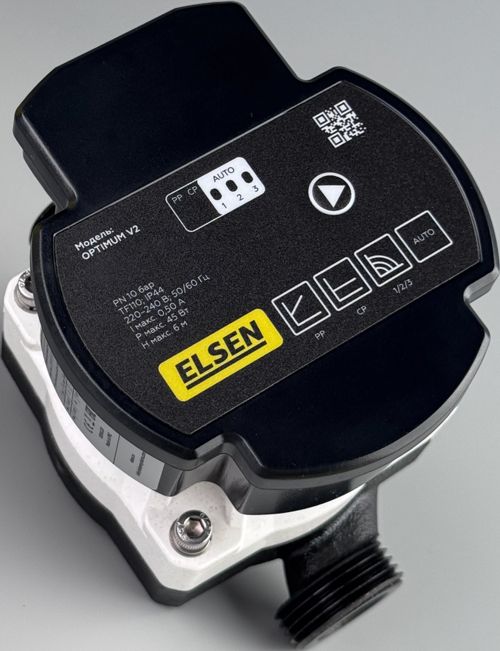 Насос для отопления Elsen Optimum V2, DN25, 6 м, 180 мм фото#5