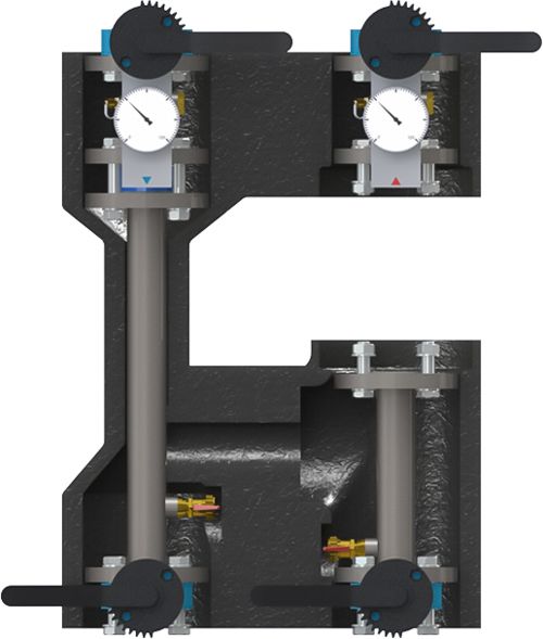 Насосная группа Elsen DN40 PN10 без насоса