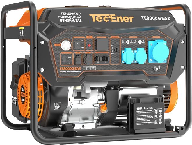 Гибридный генератор TecEner TE 8000GEAX