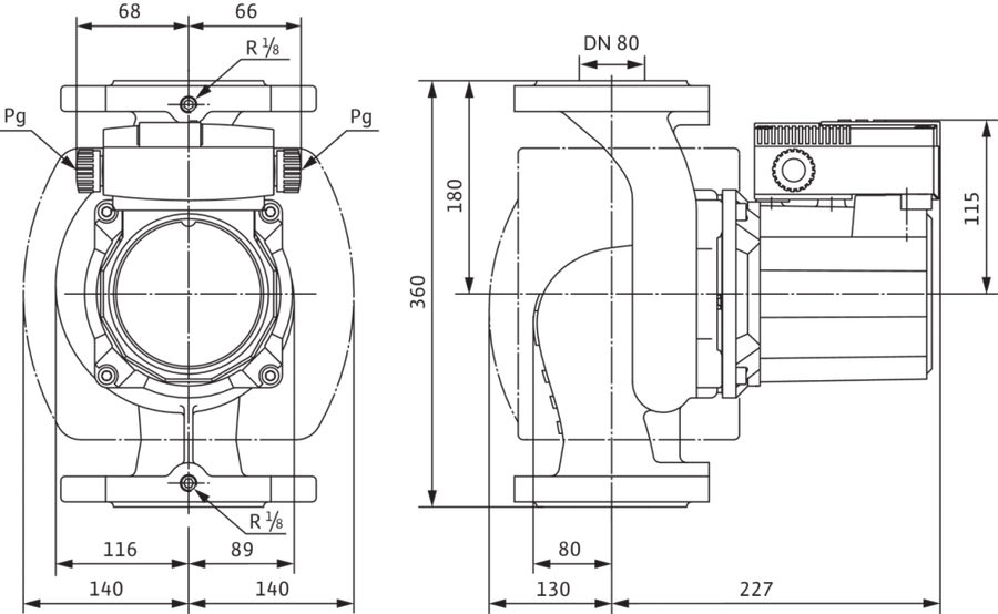 Циркуляционный насос Wilo TOP-S 80/7 EM PN6 фото#2