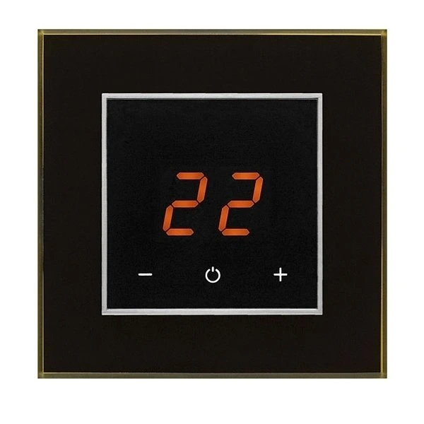 Терморегулятор для теплого пола Aura ORTO Black Classic