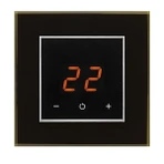 Терморегулятор для теплого пола Aura ORTO Black Classic