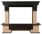 Широкий портал Firelight Forte 30S (Бежевый/Темный дуб)