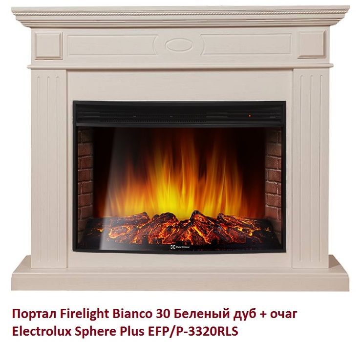 Широкий портал Firelight Bianco 30 Беленый дуб фото#3