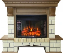 Электрокамин Royal Flame Pierre Luxe с очагом Dioramic 25 (Дуб)