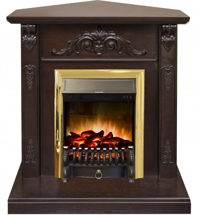 Электрокамин Real-Flame Anita corner AO-215 с очагом FOBOS LUX BL бытовой