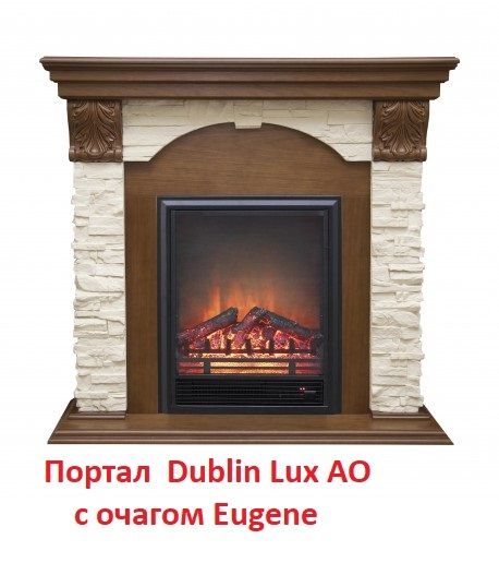 Классический портал для камина Real-Flame Dublin LUX STD/EUG WT-615 фото#4