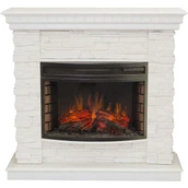 Электрокамин Real-Flame Elford 25 WT-614 с очагом Firefield 25 S IR инфракрасный