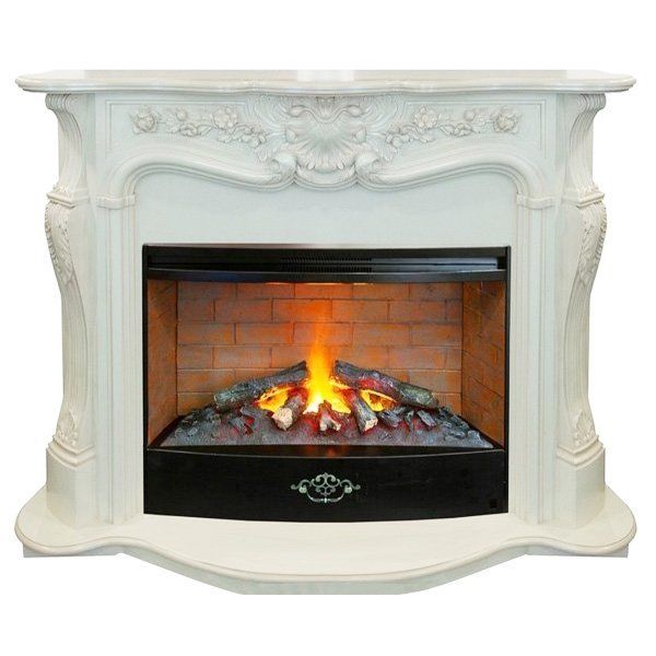 Электрокамин Real-Flame Ellada 33 WT-659G с очагом 3D Firestar 33 с увлажнителем воздуха фото#2