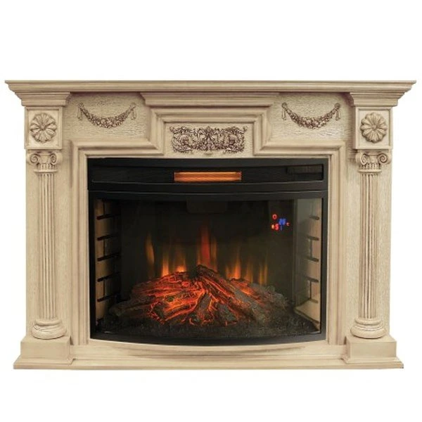 Электрокамин Real-Flame London 33 WT-659B с очагом Firespace 33 S IR