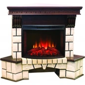 Электрокамин Real-Flame Stone Corner 25/25,5 AO-217 с очагом Evrika 25,5 LED в пиццерию