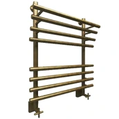 Водяной полотенцесушитель Ника BAMBOO ЛБ3 (Лесенка Модель Б3) бронза 80х50 -8