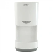 Пластиковая сушилка для рук Ksitex MW-2008 JET (белая,эл.сушилка для рук с каплесб.м)