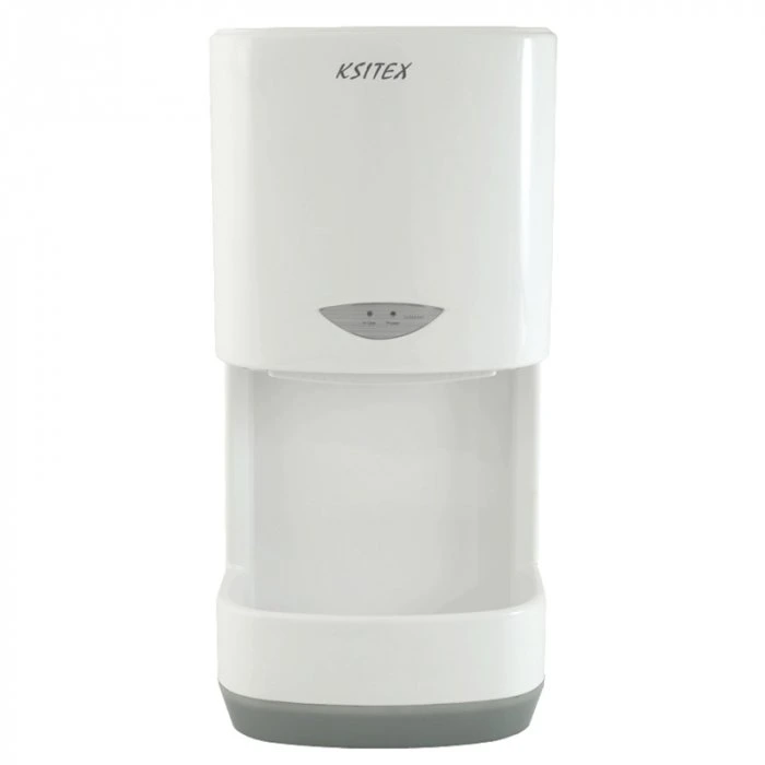 Пластиковая сушилка для рук Ksitex MW-2008 JET (белая,эл.сушилка для рук с каплесб.м)