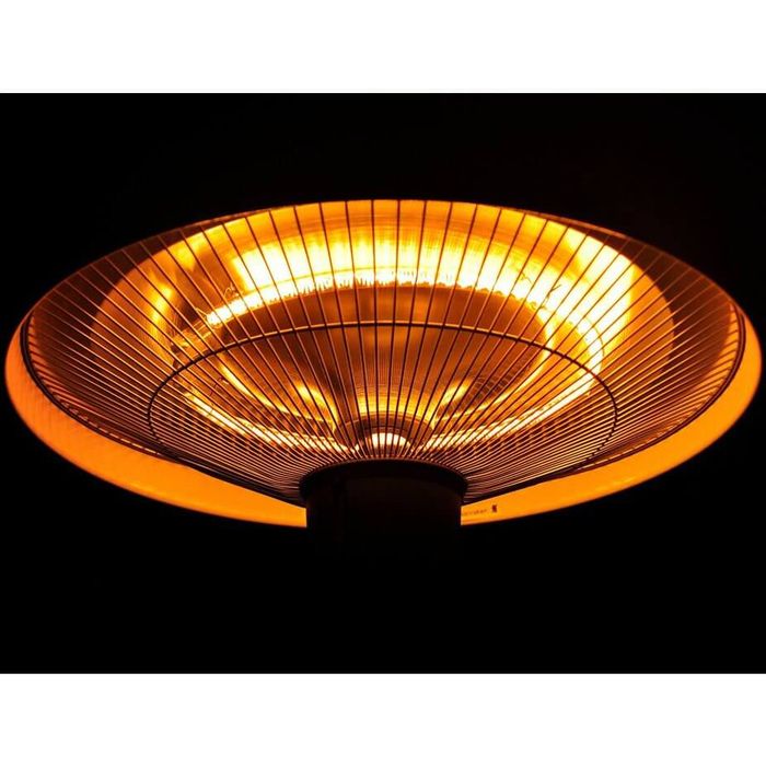Инфракрасный обогреватель Hugett Tabletop Brown (1821 H-T) электрического типа фото#3