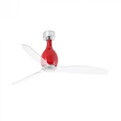 Потолочный вентилятор Faro Barcelona Mini Eter Shiny Red (32029)