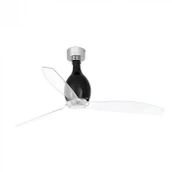 Потолочный вентилятор Faro Barcelona Mini Eterfan Shiny Black 1L (32026-10)