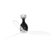 Потолочный вентилятор Faro Barcelona Mini Eterfan Shiny Black (32026)