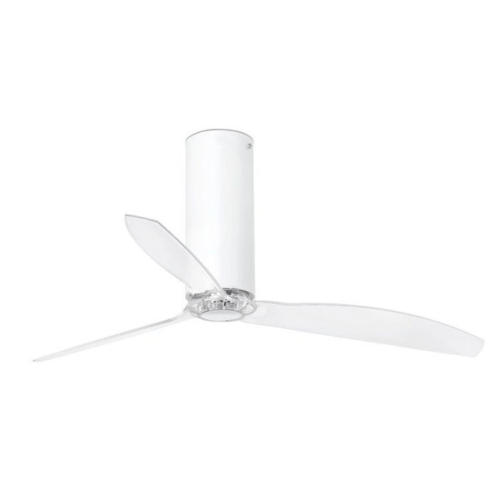 Вентилятор без подсветки Faro Barcelona Tube Fan Matt White (32034)