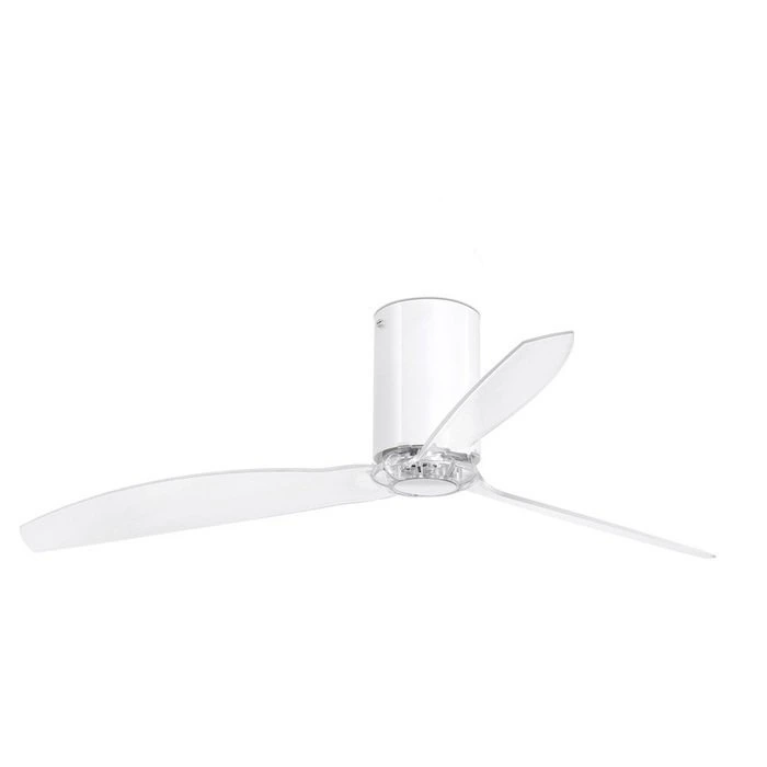 Вентилятор без подсветки Faro Barcelona Mini Tube Fan Shiny White (32038)
