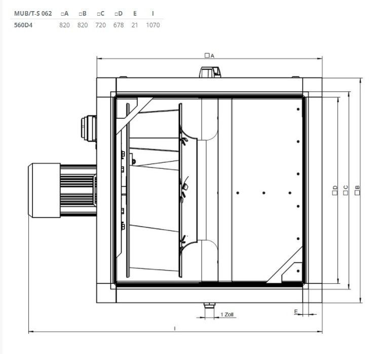Вентилятор Systemair MUB/T-S 062 560D4 фото#2