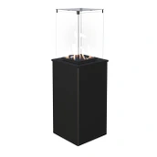 Газовый уличный обогреватель Kratki PATIO MINI/M/G31/37MBAR/S - сталь, с ручным управлением без запаха