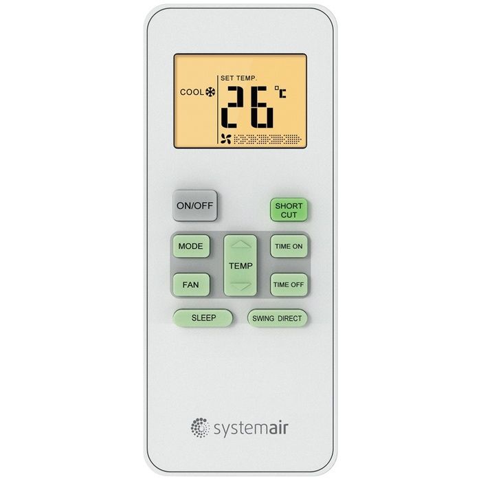 Настенный кондиционер Systemair Sysplit Wall Smart 36 V3 HP Q фото#3