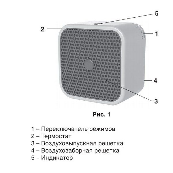 Тепловентилятор Zanussi ZFH/C-408 фото#2