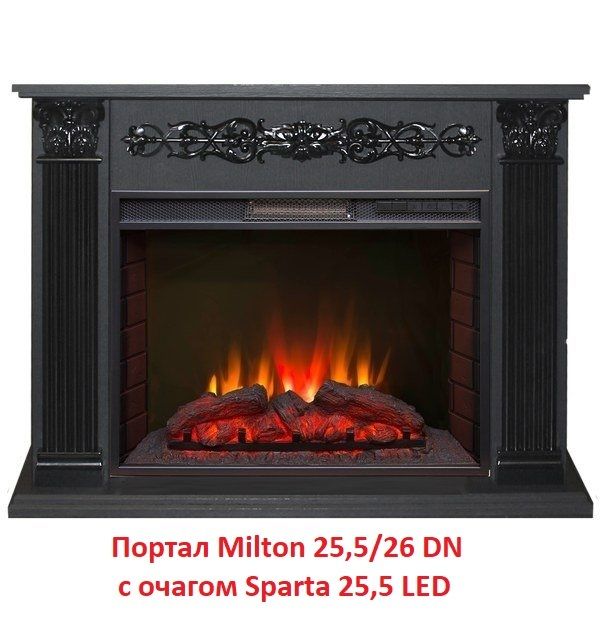 Электрокамин (очаг) со звуком Real-Flame Sparta 25,5 LED фото#5