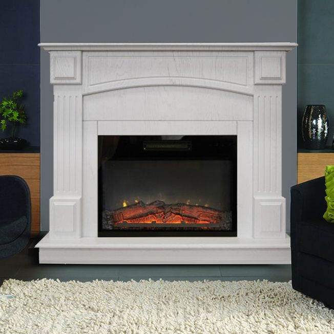 Электрокамин Real-Flame Carolina 25,5/24 WT с очагом Kendal 24 фото#2