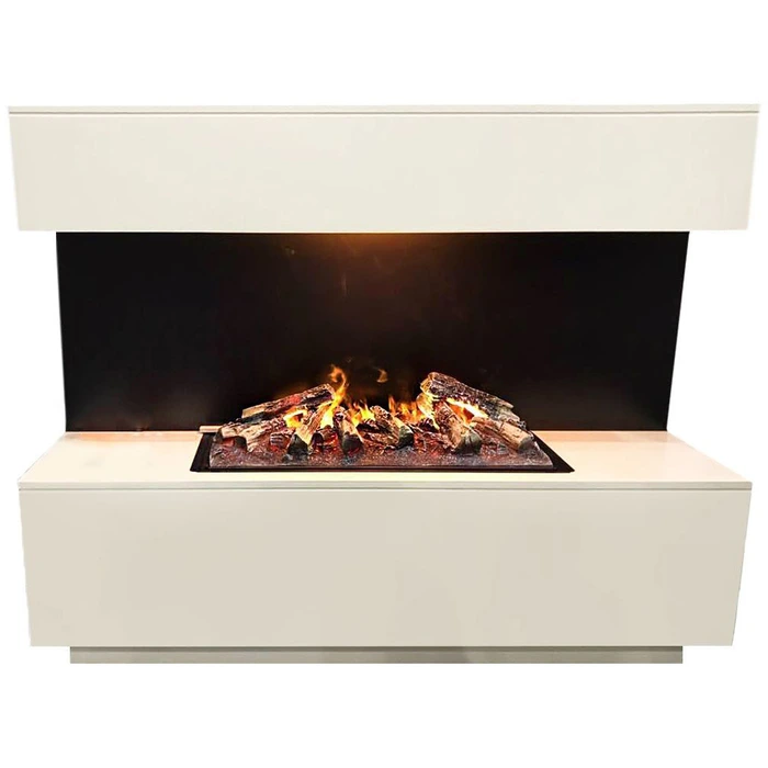 Линейный электрокамин Real-Flame Modern CST 1000 WT-P511 с очагом 3D Cassette 1000