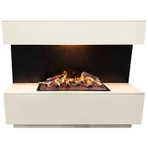 Линейный электрокамин Real-Flame Modern CST 1000 WT-P511 с очагом 3D Cassette 1000
