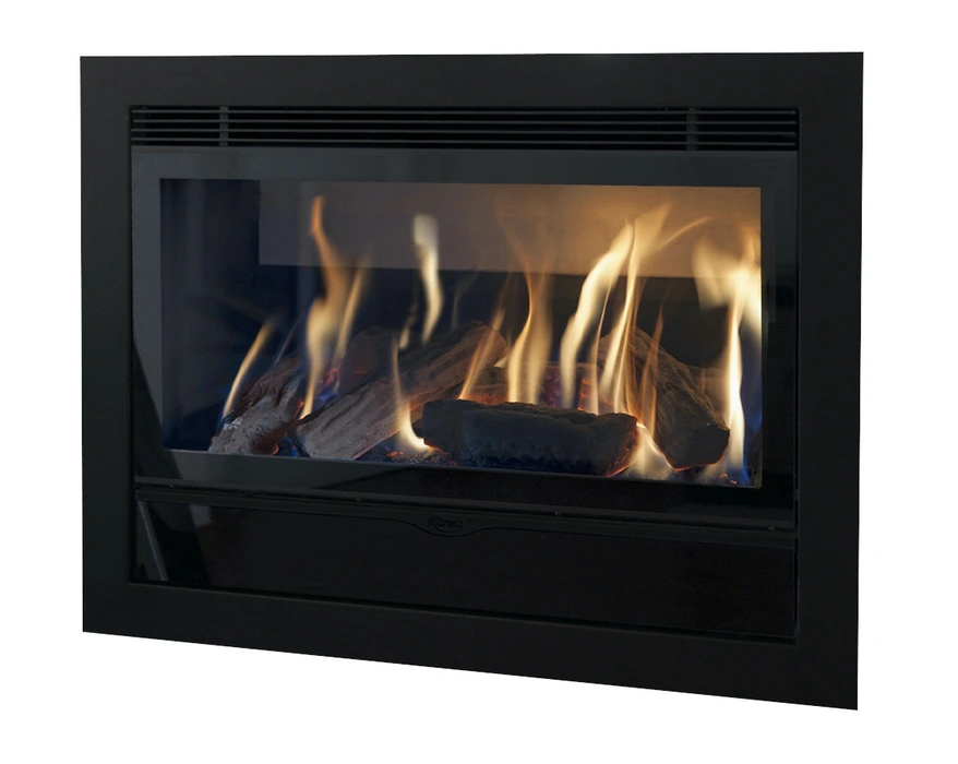 Встраиваемый газовый камин Karma ELEGANCE 67 Exclusive Huge line 60 anthracite