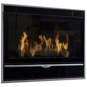 Встраиваемый газовый камин Karma ELEGANCE 67 Exclusive Slim line 15 silver
