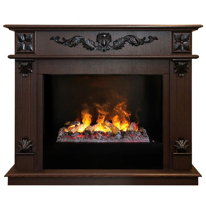 Электрокамин Real-Flame Philadelphia 25,5/26 DN-F817 с очагом 3D CASSETTE 630 Black Panel