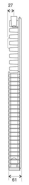 Стальной панельный радиатор Kermi FKO 11 400x800 фото#2